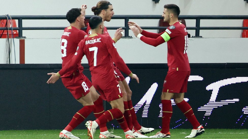 Fudbal: Srbija konačno na Evropskom prvenstvu, prvi put posle 24 godine, idu i Hrvati i Slovenci 6 srbija, srpski fudbaleri, srpska reprezentacija