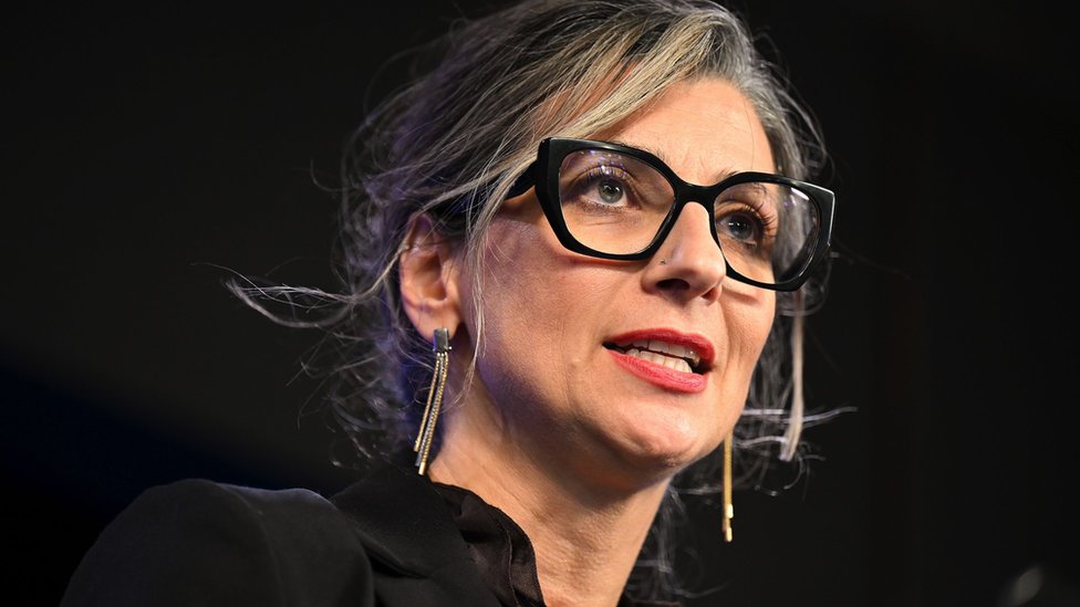 UN Special Rapporteur Francesca Albanese speaks at the National Press Club of Australia, Canberra on 14 November 2023