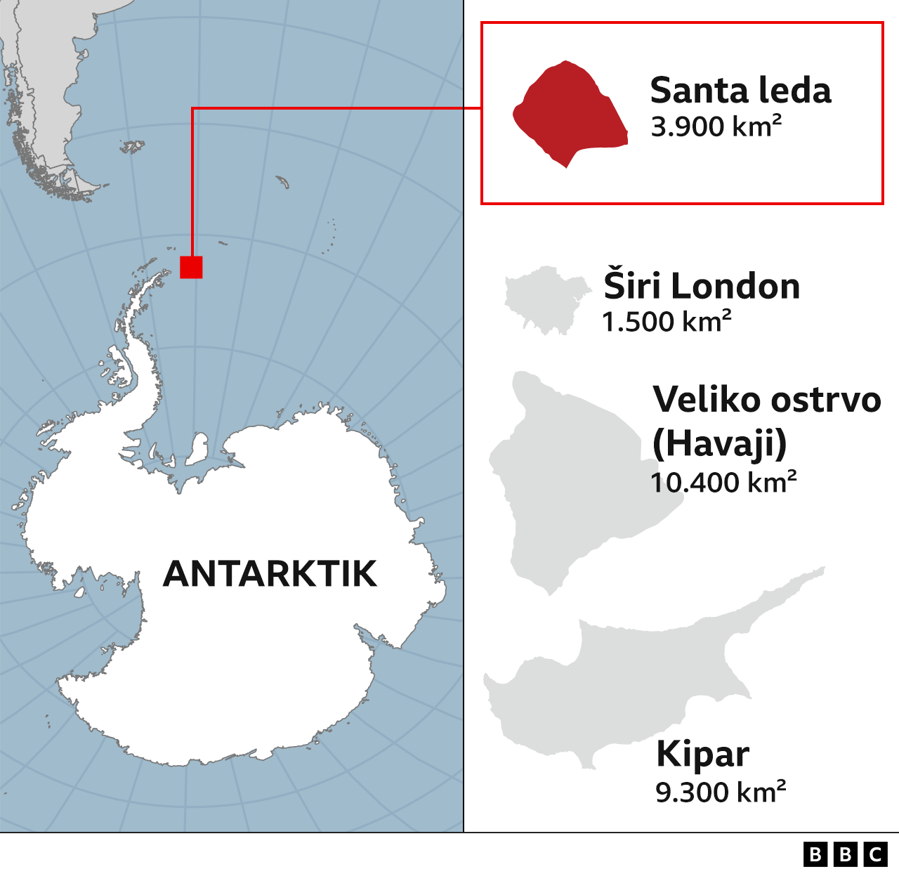 Klimatske promene: Posle više od 30 godina mirovanja, najveća ledena santa na Zemlji se pokrenula 4 Površina sante leda A23a