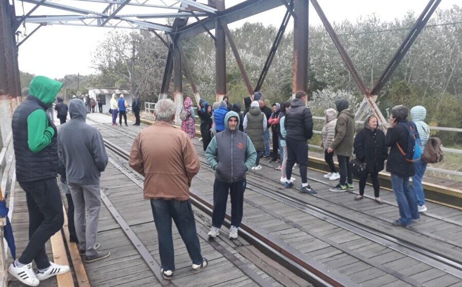 Protest meštana Tomaševca zbog zatvaranja mosta 1