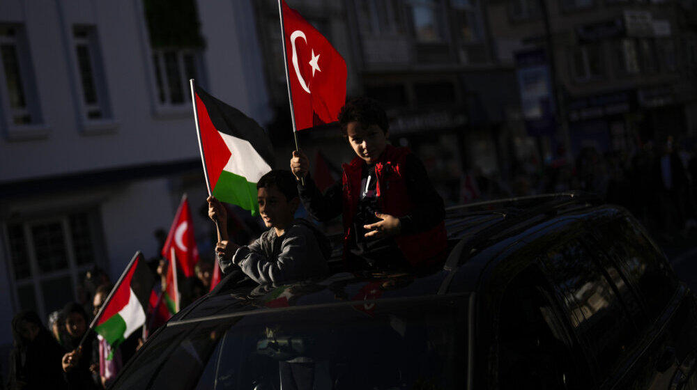 protset podrške palestincima u istanbulu, turska