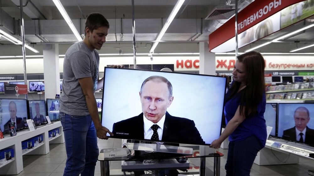 rusija, televizori, vladimir putin
