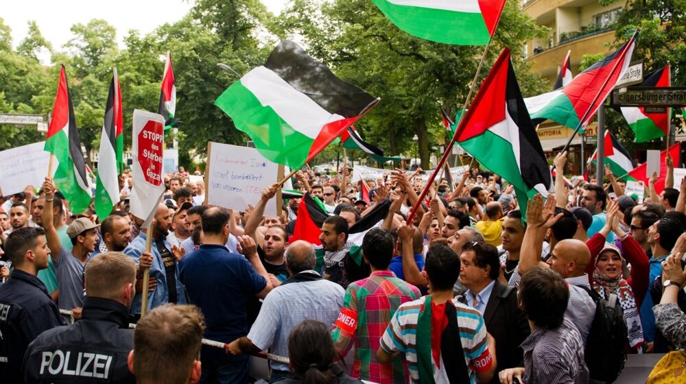 propalestinski protest u berlinu, nemačka