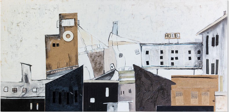 "Promišljanja o toponimima grada": Izložba kolaža Mie Stojanović u Novom Sadu 1