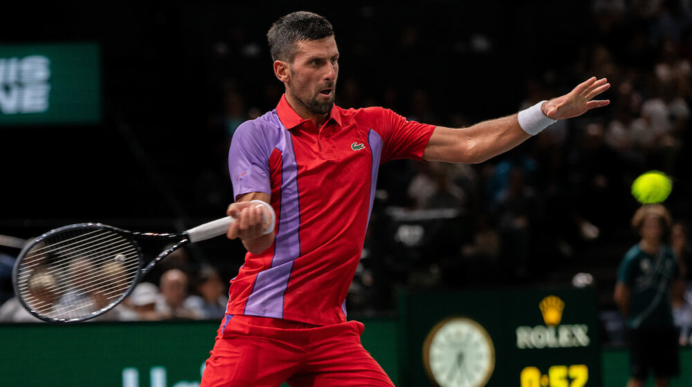 (VIDEO) Najbolji Đokovićev poen u prvom meču na mastersu u Parizu 1