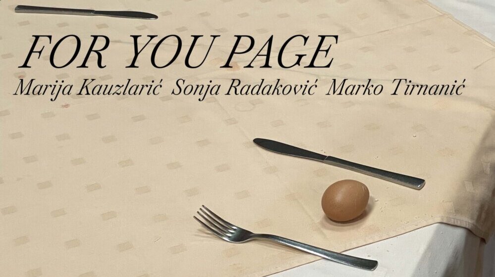 Umetnički trio poziva na izložbu "For You Page" u Kvaki 22 1