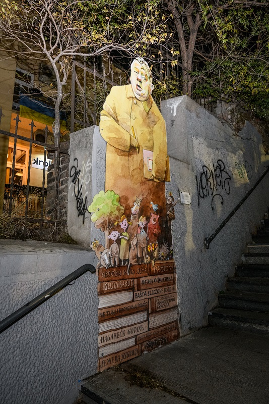 Na Malim stepenicama u Beogradu inaugurisan novi spomenik Branku Ćopiću 2