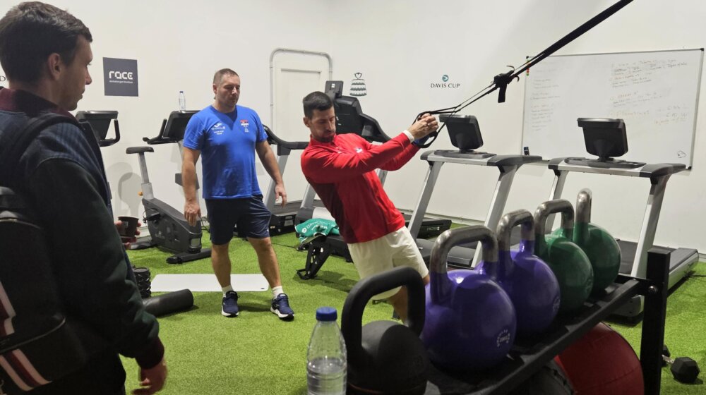 Novak Đoković odradio prvi trening u Malagi 1