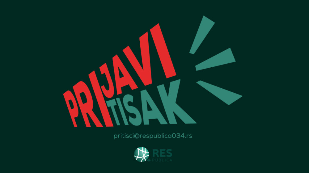 Prijavi politički pritisak, izađi iz „začaranog kruga” straha i ćutanja: Res Publika iz Kragujevca pozvala građane da prijave sve vrste ucena 1