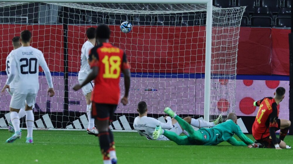 Srbija izgubila od Belgije u trening utakmici za duel sa Bugarskom 1