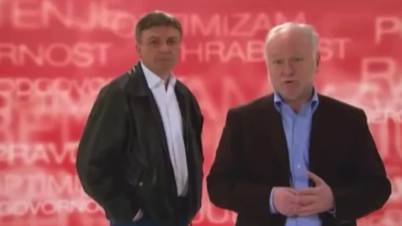 Vesna Pešić i Žarko Korać u spotu LDP-a: Čedomir Jovanović u kampanji sa snimkom iz 2008. godine 1