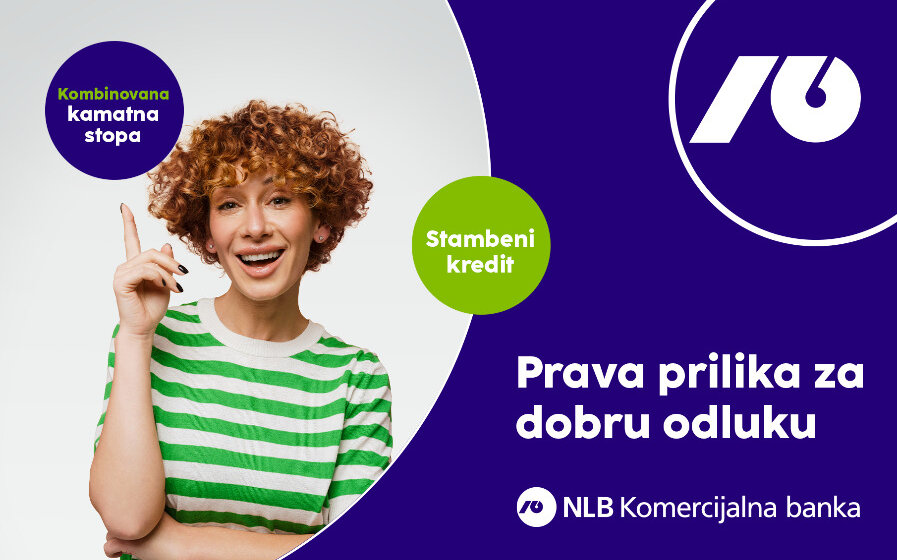 Prava prilika za pametnu odluku: Ponuda stambenih kredita sa kombinovanom kamatnom stopom NLB Komercijalne banke 1