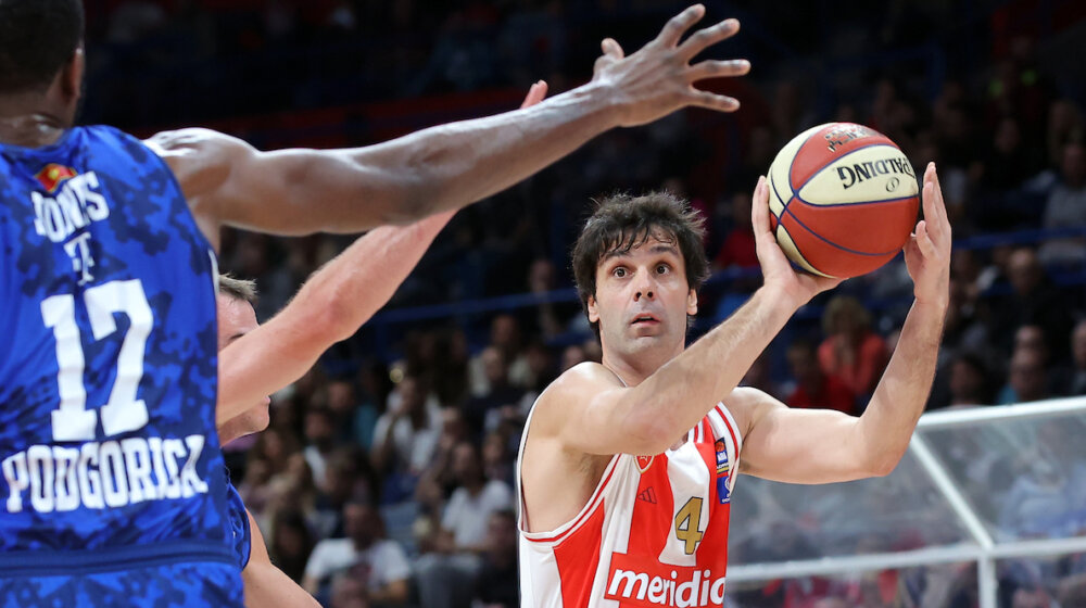 Zvezda bolja u derbiju ABA lige, crveno-beli pobedili Budućnost sedmi put za redom u Beogradu 1