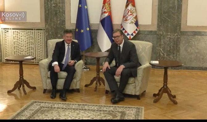 Počeo sastanak Vučića i Lajčaka 1