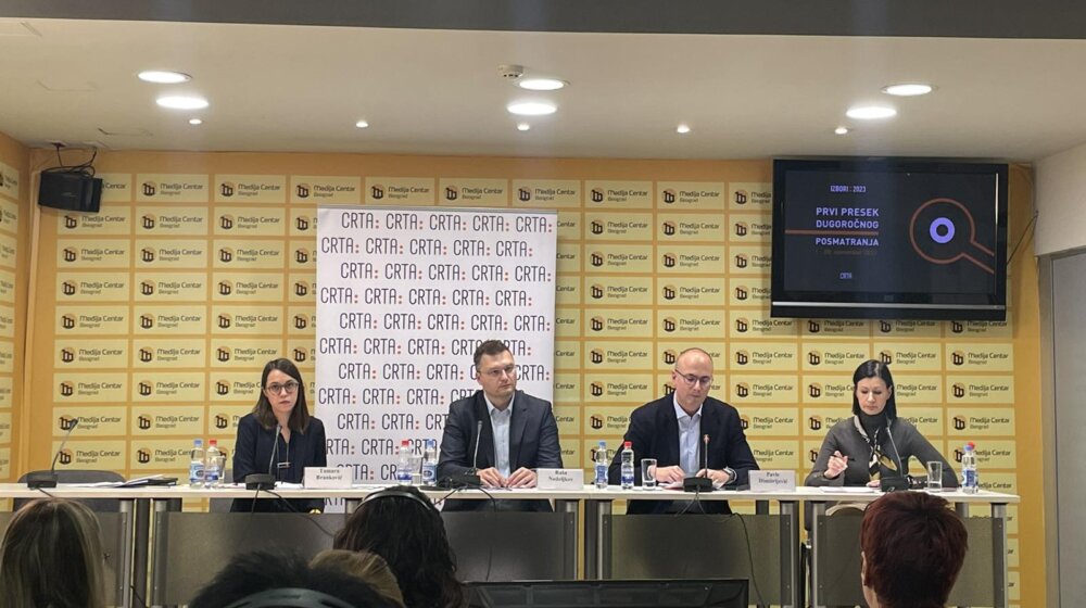 Raša Nedeljkov (CRTA): Prvi deo izborne kampanje obelezila je neravnopravnost, sumnja i pretnje 1