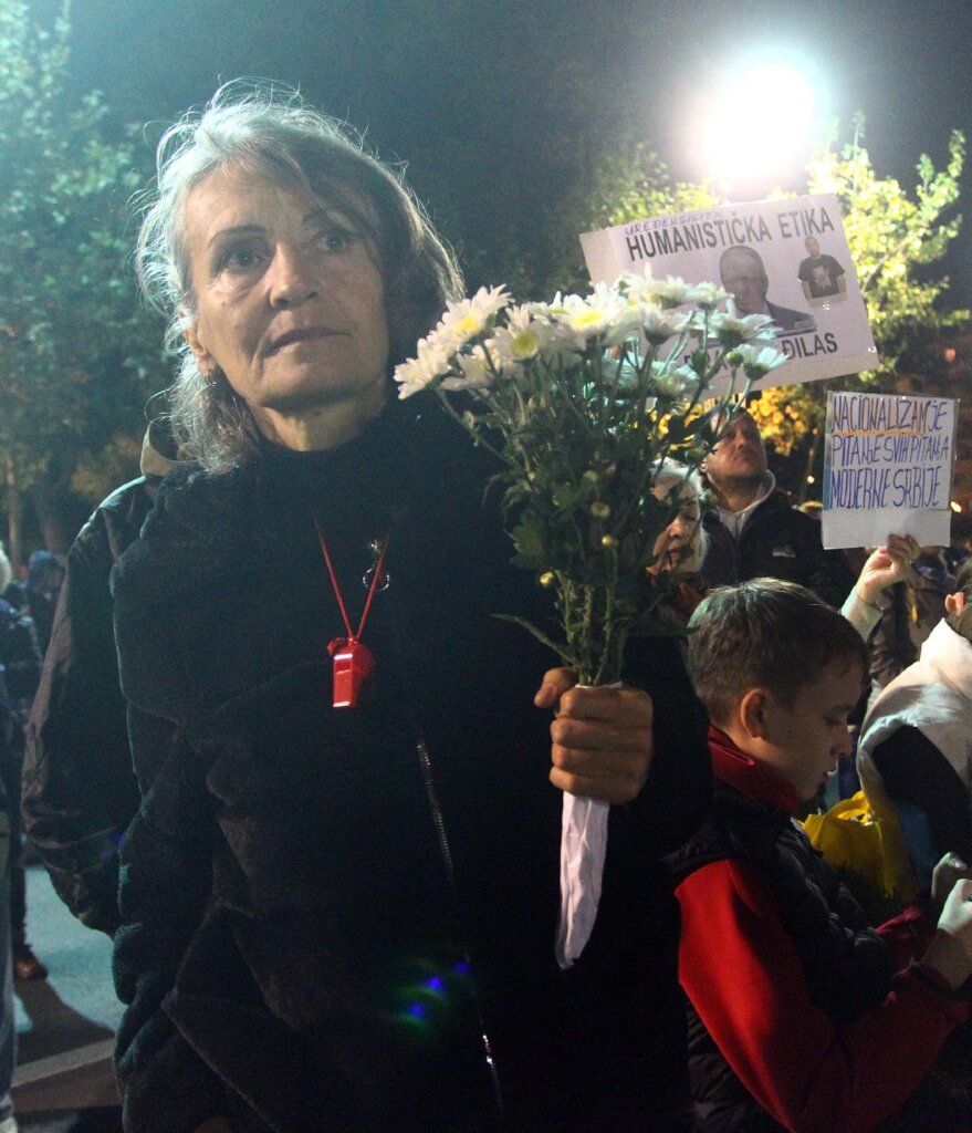 Kako je izgledao 27. protest „Srbija protiv nasilja“ u slikama (FOTO) 11
