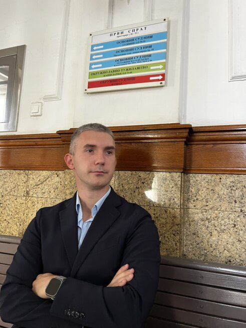 foto, djordje stankovic u sudu, foto privatna arhiva INTERVJU Đorđe Stanković, član delegacije pri Savetu Evrope: Ako niste za stolom, onda ste na stolu 2