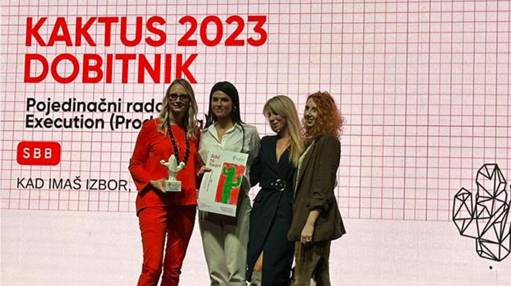 „Kada imaš izbor, biraš SBB“ izabrana za najbolje produkovanu kampanju ove godine 1