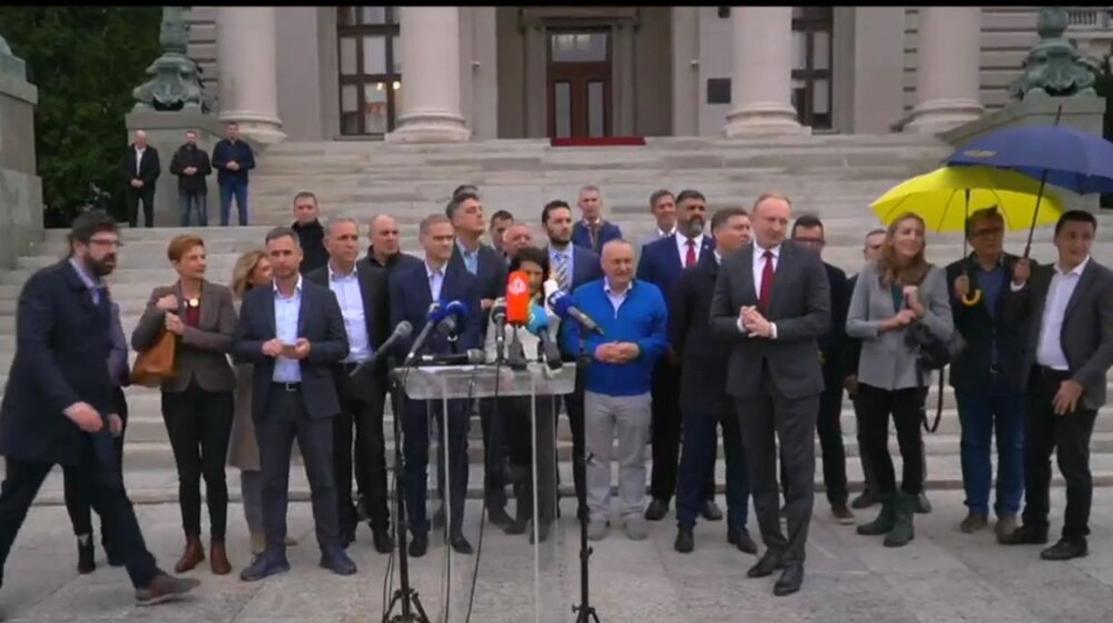 Potpisan koalicioni sporazum stranaka okupljenih na listi "Srbiju protiv nasilja" 1