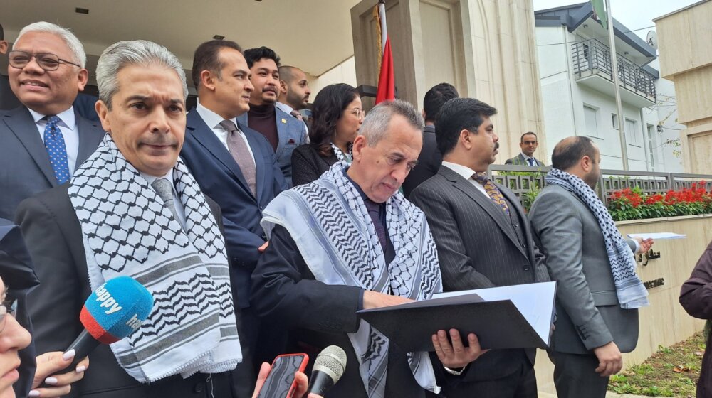 Ambasadori Arapske grupe iz Beograda pozvali na hitan prekid vatre u Gazi 1