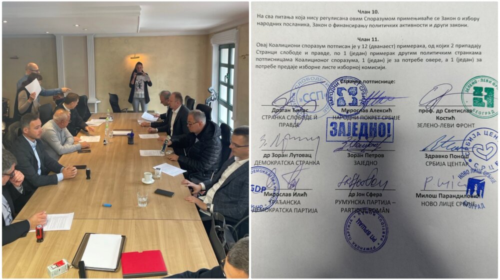 Šta piše u koalicionom sporazumu liste „Srbija protiv nasilja“? 1