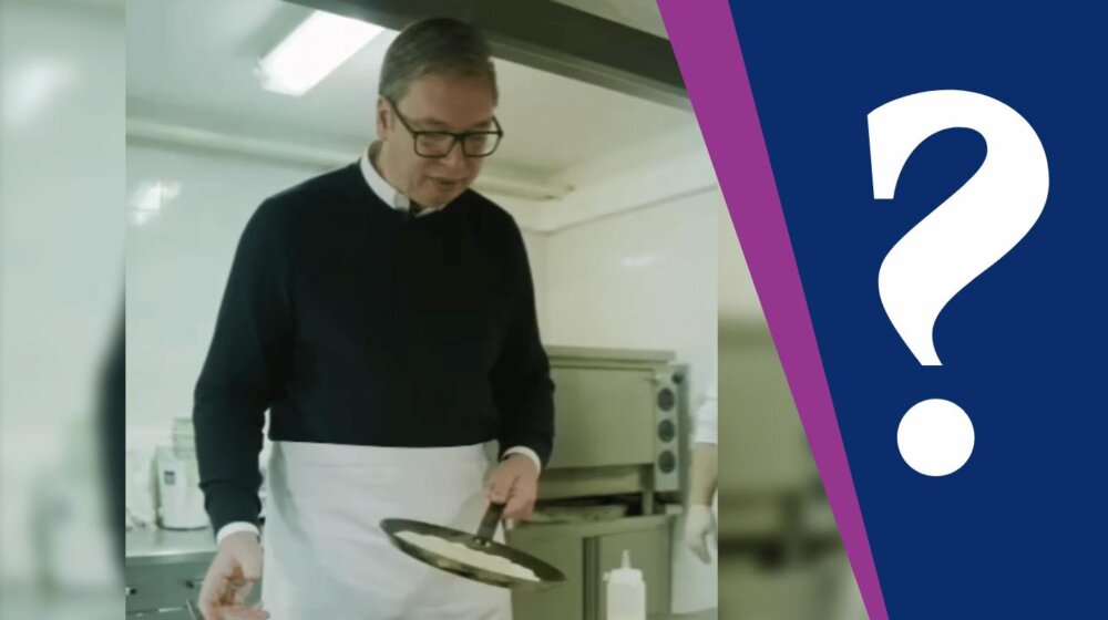 "Očigledno je spao na Vesaru i Bebu, mogao je isto tako i baletsku koreografiju da izvede": Sagovornici Danasa o snimku Vučića na kojem sprema palačinke 1