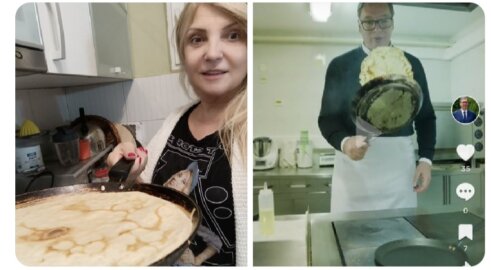 "Očigledno je spao na Vesaru i Bebu, mogao je isto tako i baletsku koreografiju da izvede": Sagovornici Danasa o snimku Vučića na kojem sprema palačinke 3