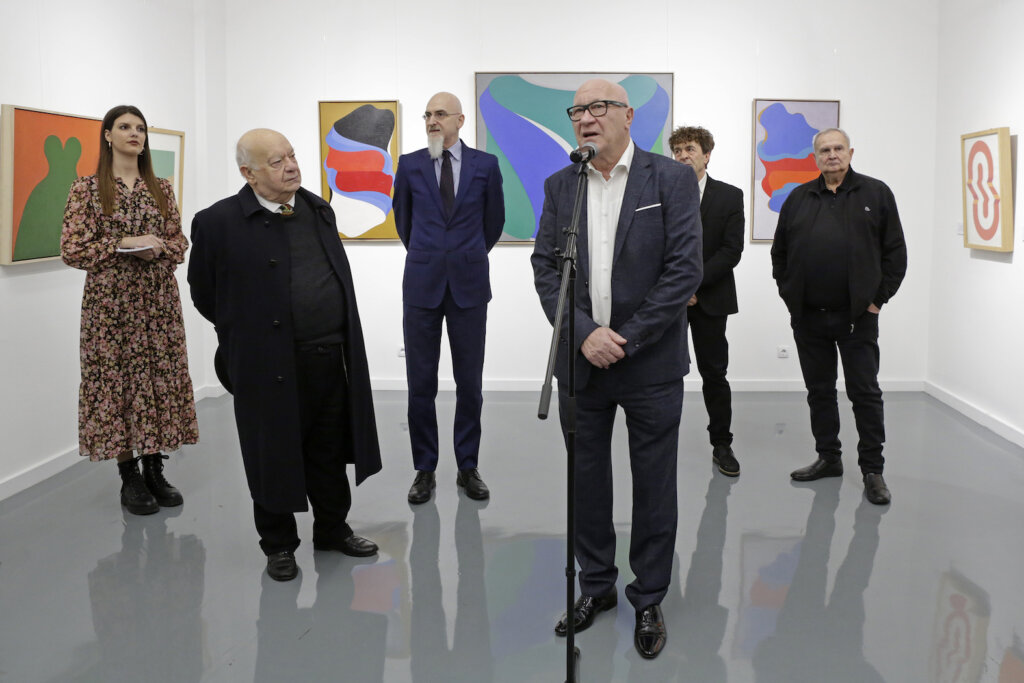 Ambasador Republike Italije, NJ.E. Luka Gori, svečano otvorio izložbu „Nove tendencije ’60“ u galeriji SKC 2