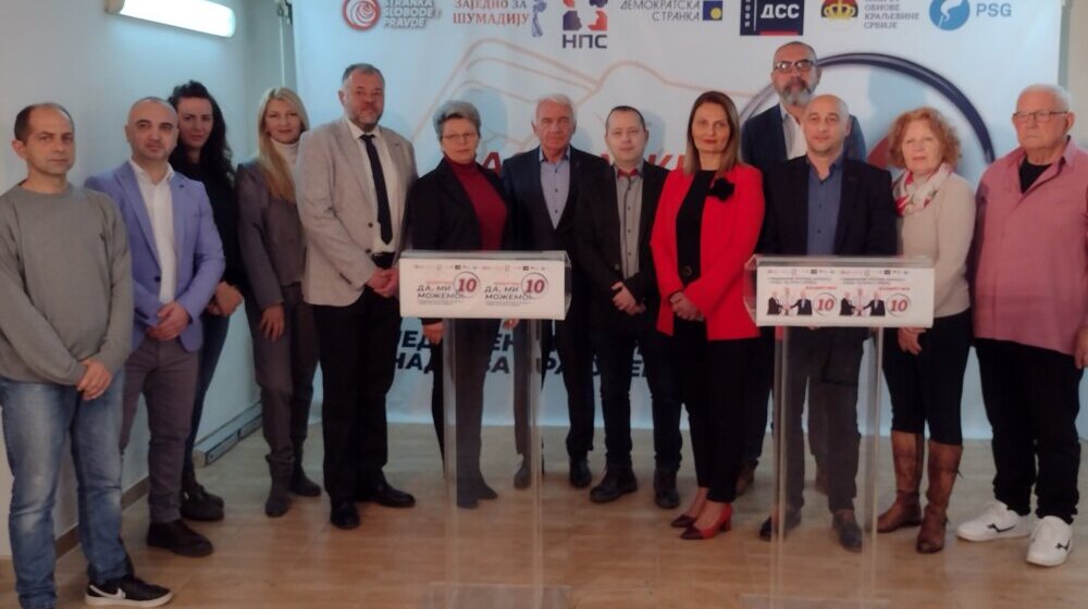 Bez ikakve saradnje sa SNS-om: Poruka kragujevačkih opozicionih lista 1