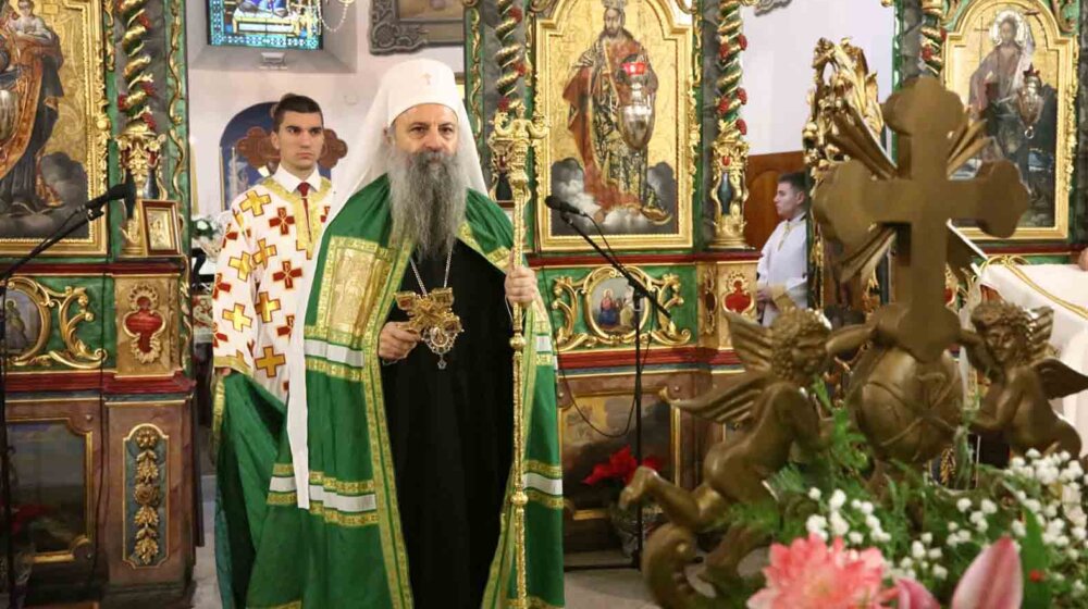 Patrijarh Porfirije služi liturgiju na Badnji dan u Gračanici, na Božić u Pećkoj patrijašiji 1