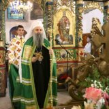 Patrijarh Porfirije služi liturgiju na Badnji dan u Gračanici, na Božić u Pećkoj patrijašiji 1