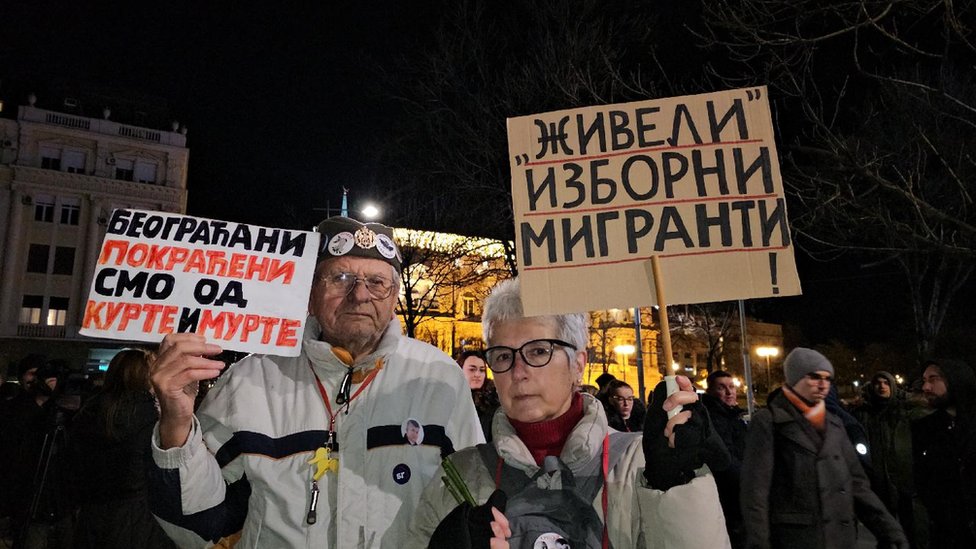 opozicija, protest opozicije, Srbija protiv nasilja
