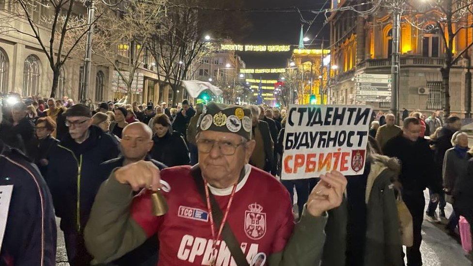 Izbori u Srbiji: Dvanaesti protest opozicije ispred RIK-a, šetnja do studenstke blokade 1 protesti RIK