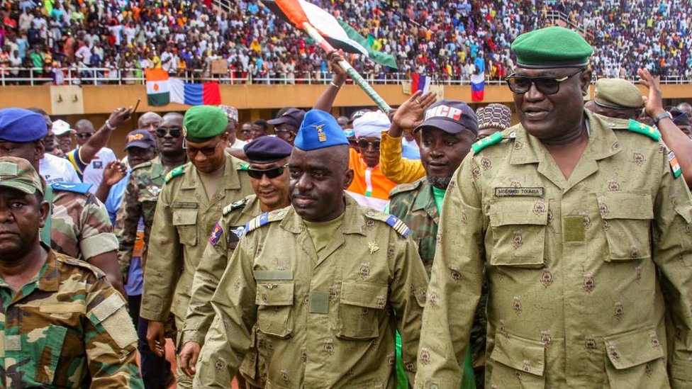 Zašto je 2023. bila neprijatna godina za Zapad 5 Niger coup leaders attend a rally