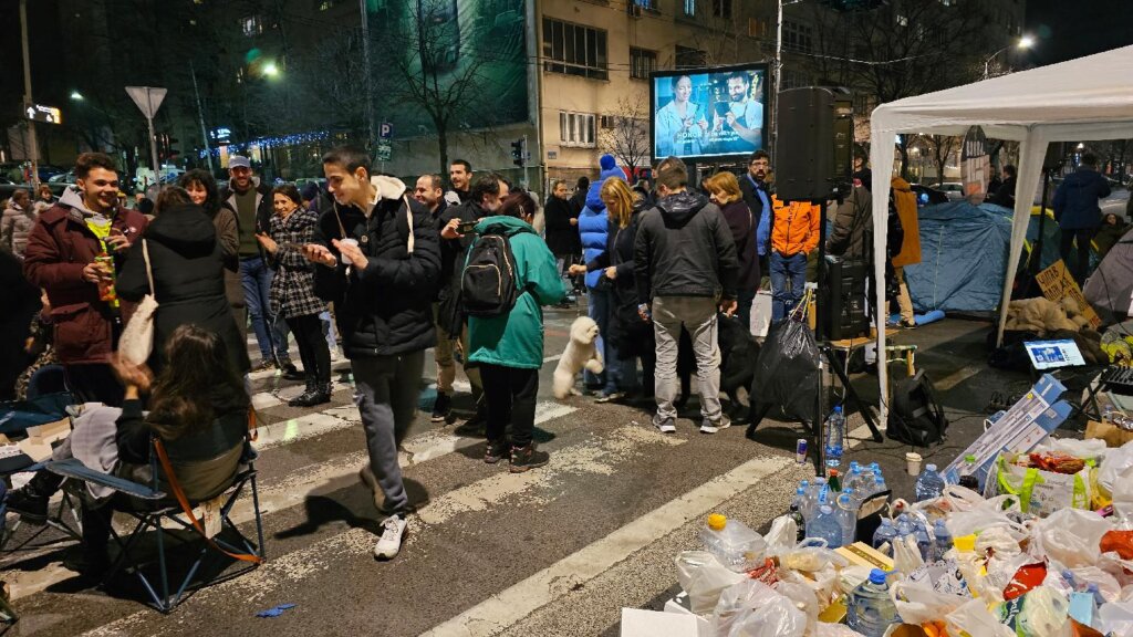 Blokada studenata i protest koalicije Srbija protiv nasilja u fotografijama (FOTO) 6 Blokada studenata i protest koalicije Srbija protiv nasilja u fotografijama (FOTO) 6
