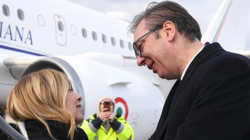 Đorđa Meloni stigla u Beograd, dočekao je Vučić 1