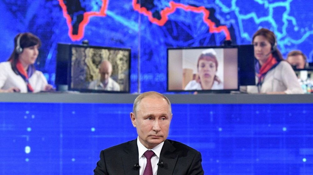 Moskovski tajms: "Direktna linija" sa ruskim predsednikom 14. decembra, većina Rusa žele da postave samo jedno pitanje Putinu 1
