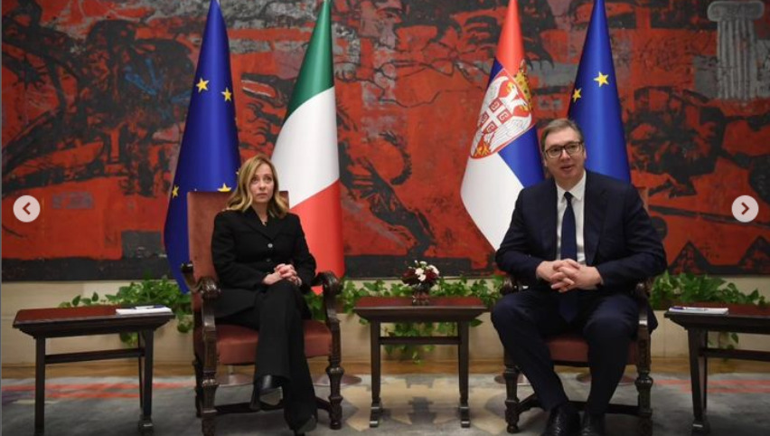 Vučić sa Meloni u Beogradu: Zahvalnost Italiji na suštinskoj podršci evropskim integracijama Srbije 1