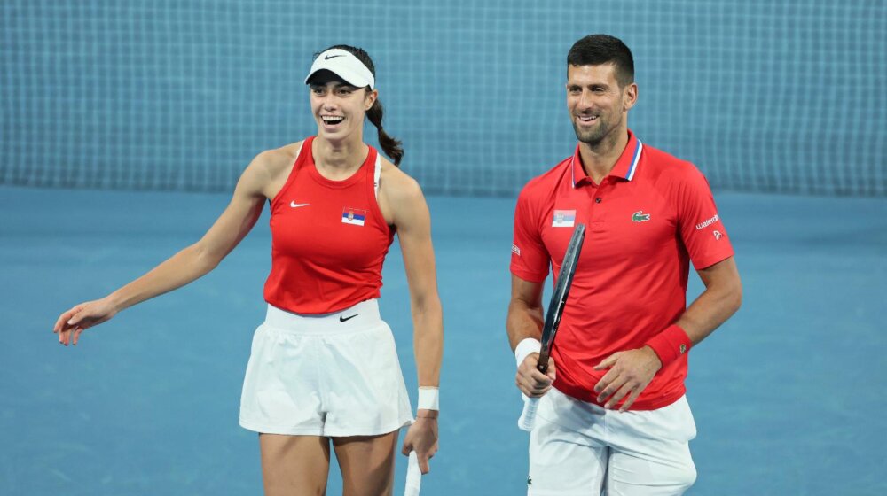 Junajted kup u tenisu: Novak Đoković i Olga Danilović pobedili Kineze osam minuta pre Nove godine u Pertu 1
