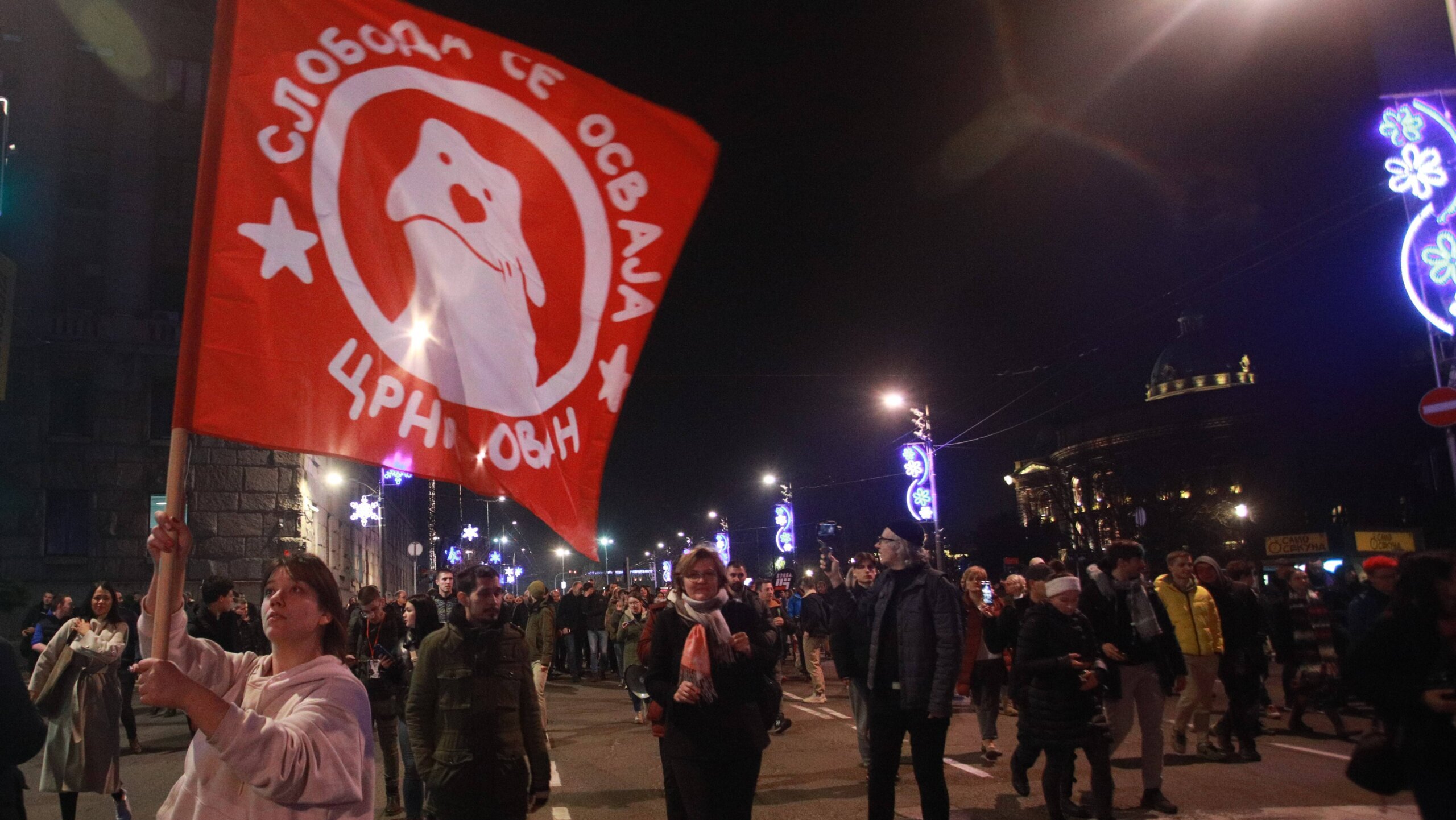 Blokada Beograda i protest u slikama (FOTO) 11