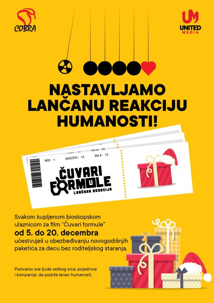 „Čuvari formule" nastavljaju lančanu reakciju humanosti 2 „Čuvari formule" nastavljaju lančanu reakciju humanosti 1