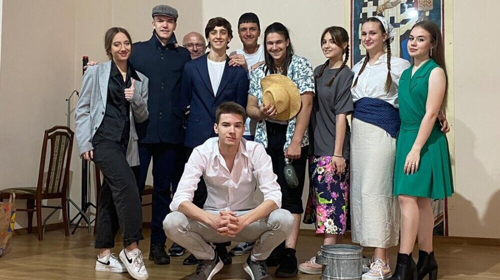 "Don Žuan" u izvođenju dramske sekcije Dvanaeste beogradske gimnazije 14. decembra 1