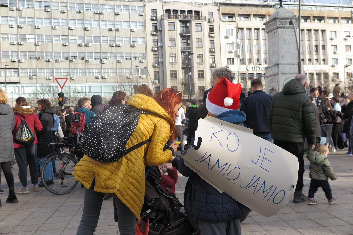 Protest ProGlasa "Ne pristajemo" kod Terazijske česme u fotografijama (FOTO) 25