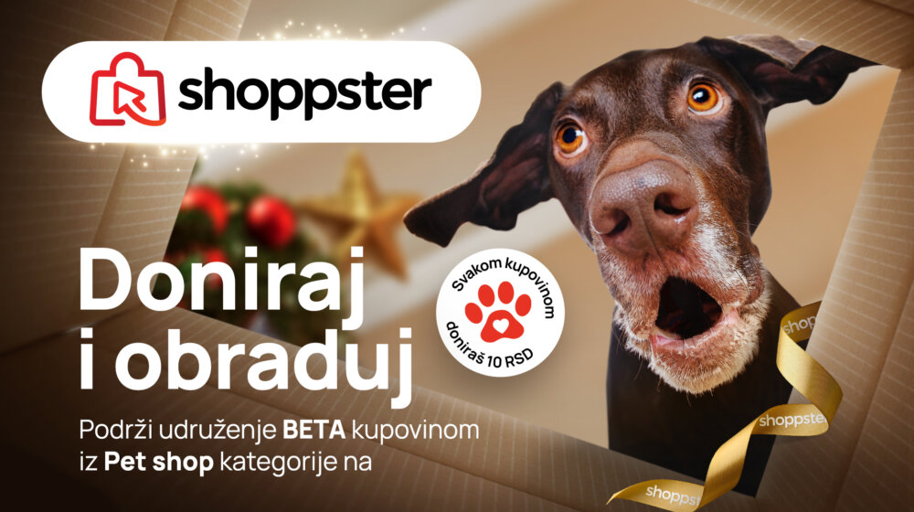 Doniraj i obraduj: Kupovinom na Shoppster.rs donirate za napuštene ljubimce 1