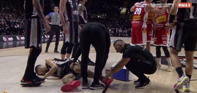 Teška povreda Ognjena Dobrića, ponovo stradao skočni zglob 1