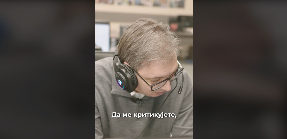 "Aleksandar Vučić ovde": Nastavlja se krizni marketing, predsednik nakon Instagrama posetu SNS kol centru objavio i na TikToku 1