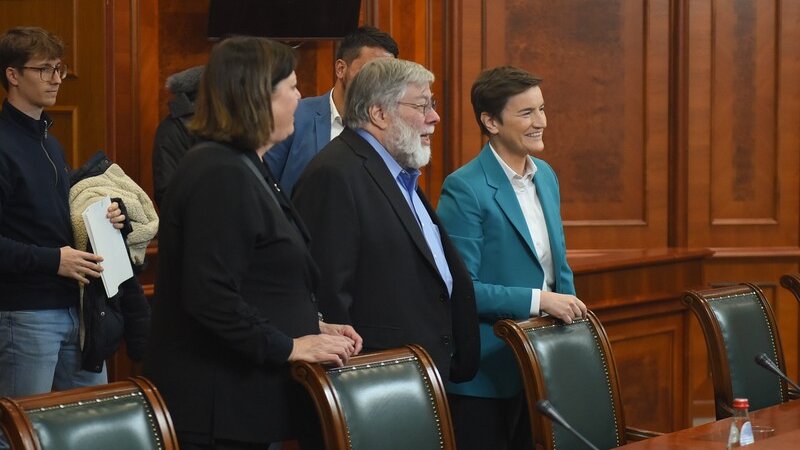 Ana Brnabić sa Stivom Voznijakom: Srbija očekuje izvoz IKT usluga vredan oko 3,8 milijardi evra 1