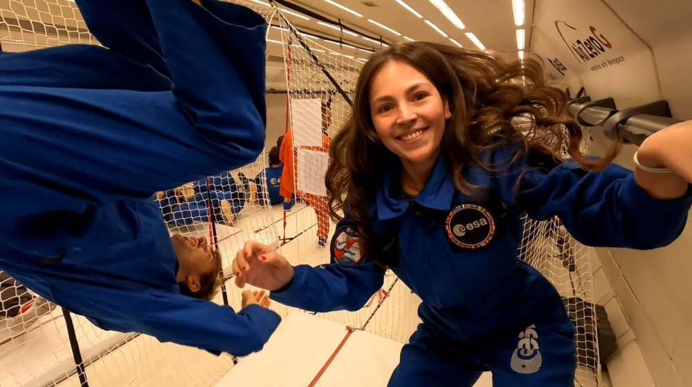 Kako je dvoje srpskih naučnika sprovelo eksperiment tokom leta u bestežinskom stanju 1