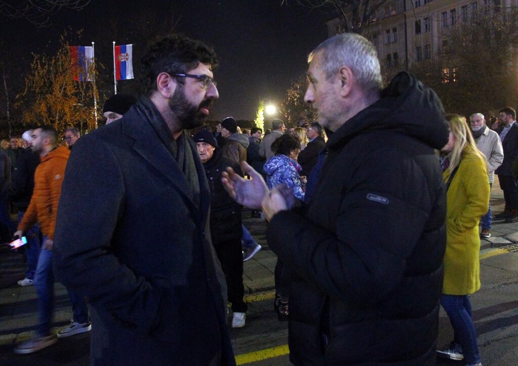 Kako je izgledao deveti protest koalicije „Srbija protiv nasilja“ u slikama (FOTO) 4