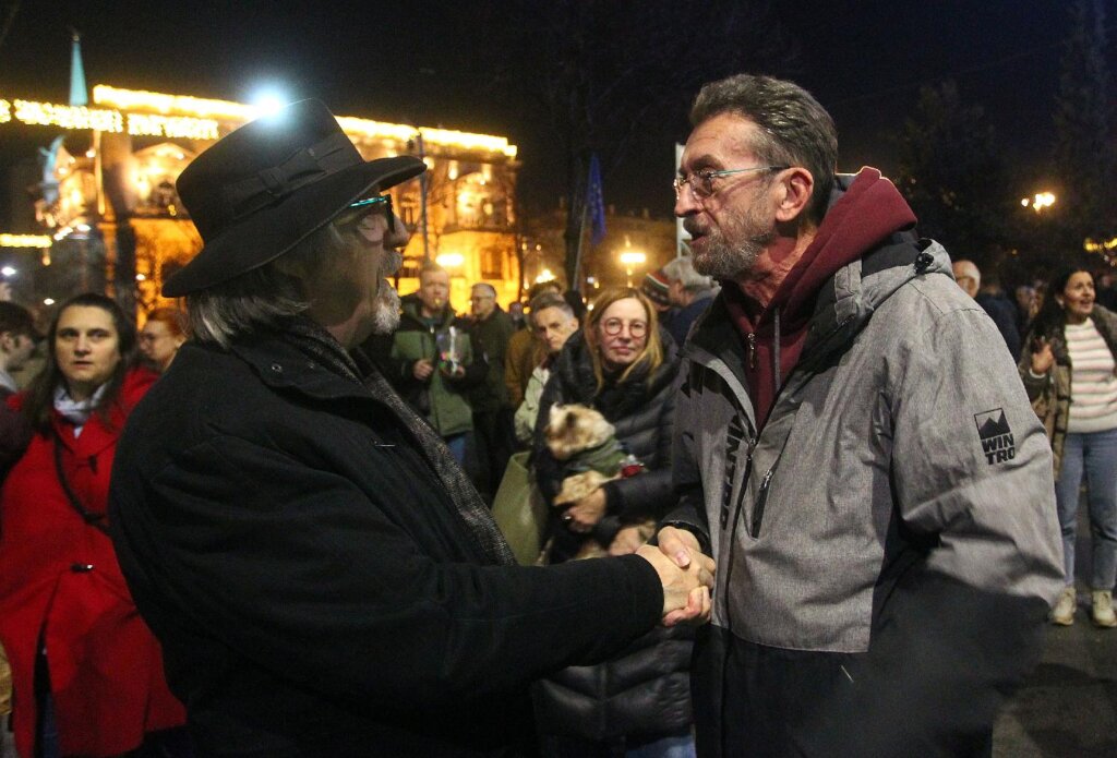 Kako je izgledao deveti protest koalicije „Srbija protiv nasilja“ u slikama (FOTO) 8